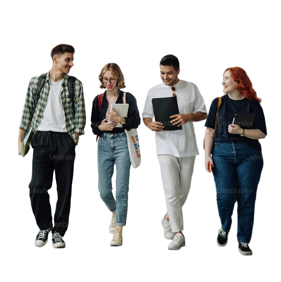 Students Walking